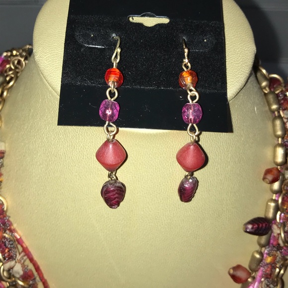 Chico’s Necklace Earring set - Picture 4 of 6